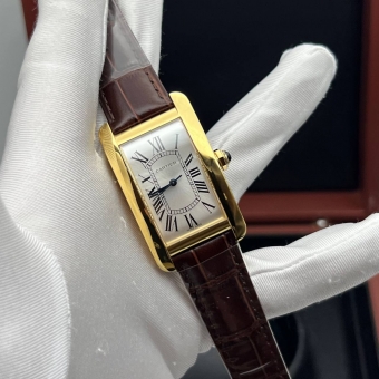 Часы Cartier Tank Americaine - Дубликат (725581)