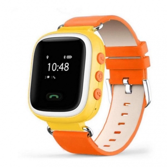 Умные детские смарт-часы Q60 (LBS-трекер) Orange